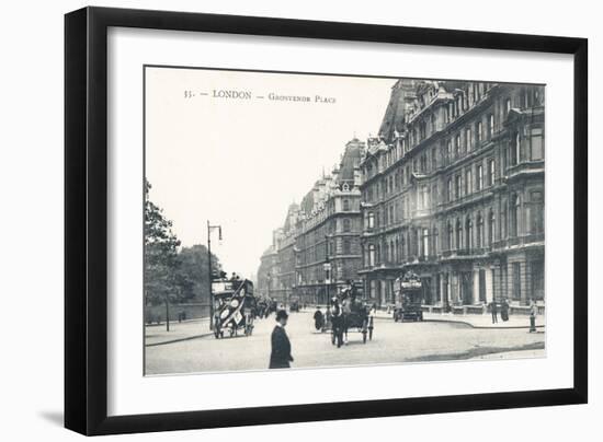 Grosvenor Place in London-null-Framed Photographic Print