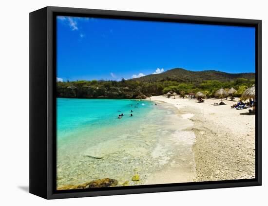 Grote Knip Beach, Curacao, Netherlands Antilles, West Indies, Caribbean, Central America-Michael DeFreitas-Framed Premier Image Canvas