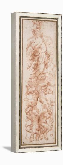 Grotesque Decoration for the Rib of a Vault-Correggio-Framed Premier Image Canvas