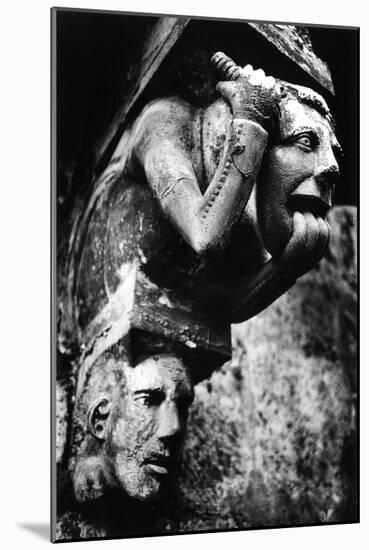 Grotesque Figures, the Chapter House, Lincoln Cathedral, Lincolnshire, England-Simon Marsden-Mounted Giclee Print