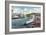 Groton, Connecticut - General View of the Submarine Base-Lantern Press-Framed Art Print