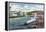 Groton, Connecticut - General View of the Submarine Base-Lantern Press-Framed Stretched Canvas