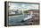 Groton, Connecticut - General View of the Submarine Base-Lantern Press-Framed Stretched Canvas