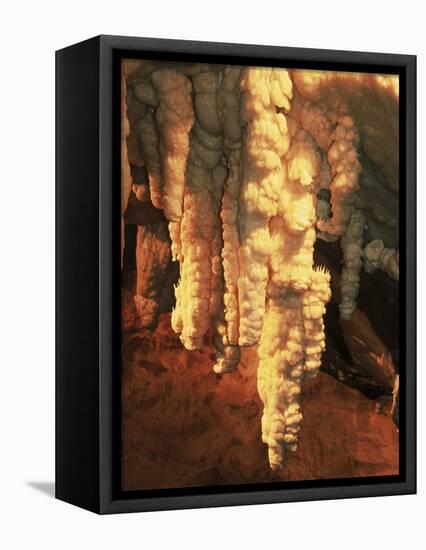 Grotto Frassari in Fabriano - Italy-Rainer Hackenberg-Framed Premier Image Canvas