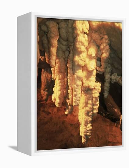 Grotto Frassari in Fabriano - Italy-Rainer Hackenberg-Framed Premier Image Canvas