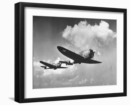 Ground Air Support Maneuvers-Dmitri Kessel-Framed Photographic Print