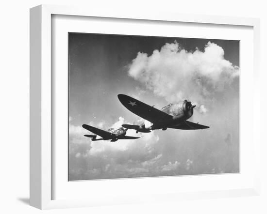 Ground Air Support Maneuvers-Dmitri Kessel-Framed Photographic Print