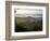 Ground fog at dawn in Val d'Orcia-Peter Adams-Framed Photographic Print