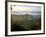 Ground fog at dawn in Val d'Orcia-Peter Adams-Framed Photographic Print