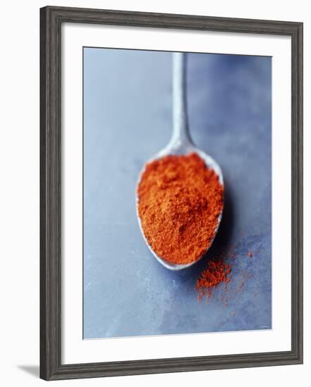 Ground Paprika on Spoon-Maja Smend-Framed Photographic Print