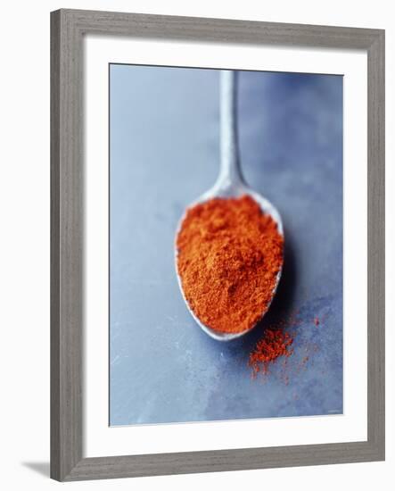 Ground Paprika on Spoon-Maja Smend-Framed Photographic Print