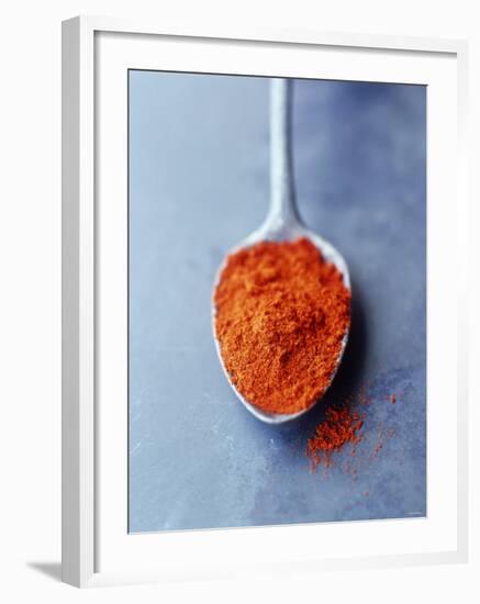 Ground Paprika on Spoon-Maja Smend-Framed Photographic Print