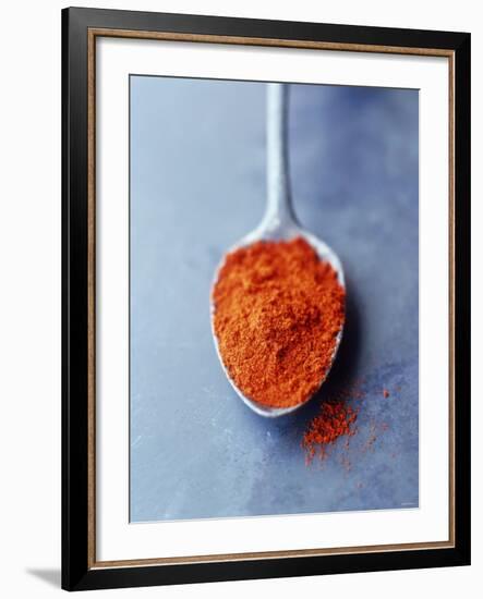 Ground Paprika on Spoon-Maja Smend-Framed Photographic Print