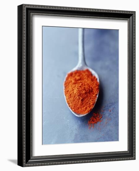 Ground Paprika on Spoon-Maja Smend-Framed Photographic Print