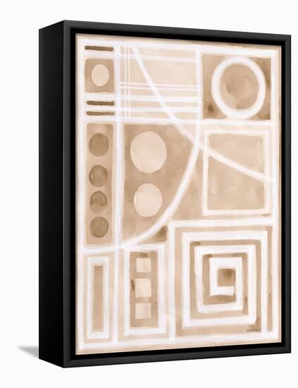 Ground Plan II-Kathrine Lovell-Framed Stretched Canvas