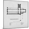 'Ground Plan of Jedburgh Abbey', 1897-Unknown-Mounted Giclee Print