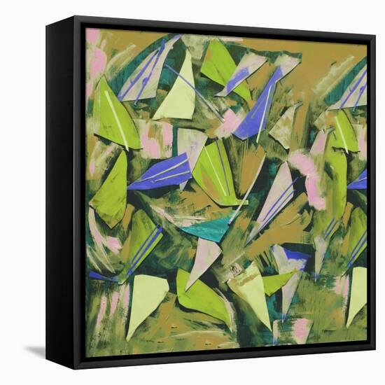 Ground Sample in Green, 2017-David McConochie-Framed Premier Image Canvas