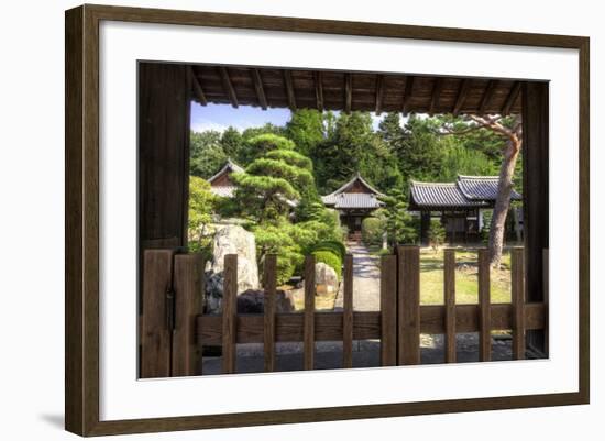 Grounds of the Shingon-in Temple, Nara, Japan.-Dennis Flaherty-Framed Photographic Print