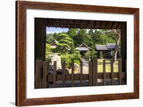 Grounds of the Shingon-in Temple, Nara, Japan.-Dennis Flaherty-Framed Photographic Print