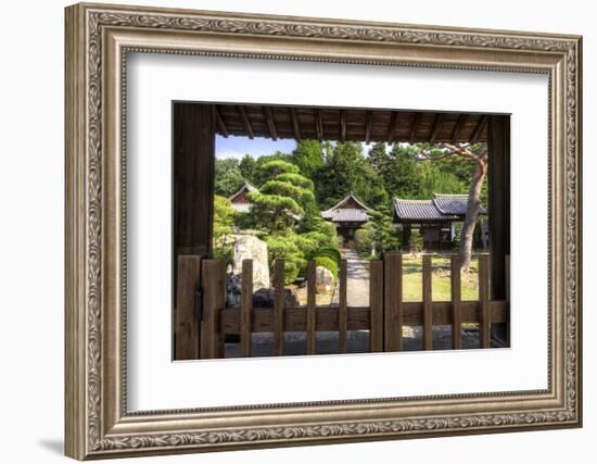 Grounds of the Shingon-in Temple, Nara, Japan.-Dennis Flaherty-Framed Photographic Print