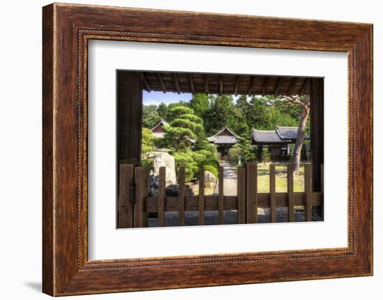 Grounds of the Shingon-in Temple, Nara, Japan.-Dennis Flaherty-Framed Photographic Print