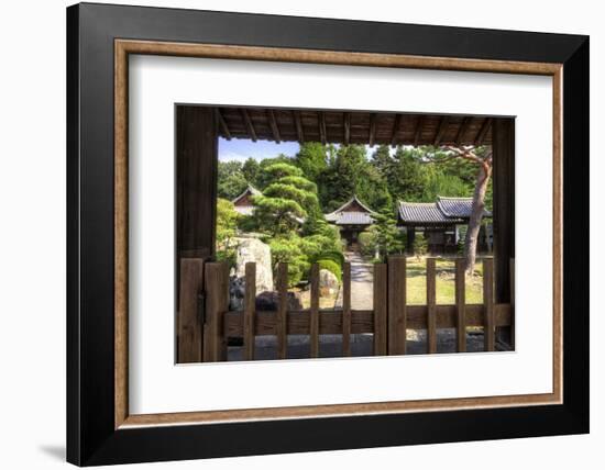 Grounds of the Shingon-in Temple, Nara, Japan.-Dennis Flaherty-Framed Photographic Print