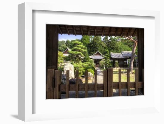 Grounds of the Shingon-in Temple, Nara, Japan.-Dennis Flaherty-Framed Photographic Print