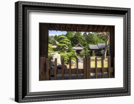 Grounds of the Shingon-in Temple, Nara, Japan.-Dennis Flaherty-Framed Photographic Print