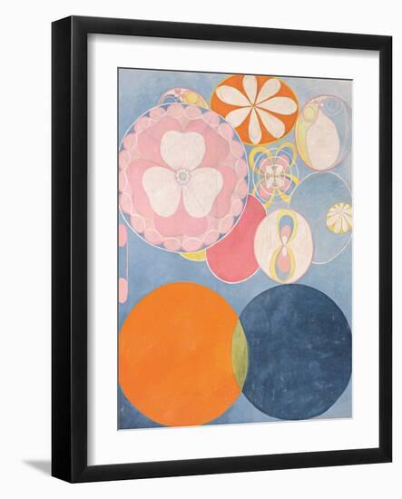 Group Iv, No. 2. the Ten Largest, Childhood, 1907 (Oil and Tempera on Cardboard)-Hilma af Klint-Framed Giclee Print