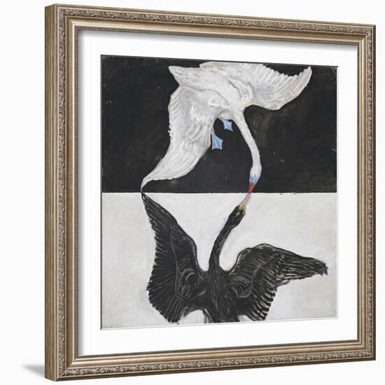 Group Ix/Suw, No. 1, the Swan, No. 1, 1914-1915 (Oil on Canvas)-Hilma af Klint-Framed Giclee Print