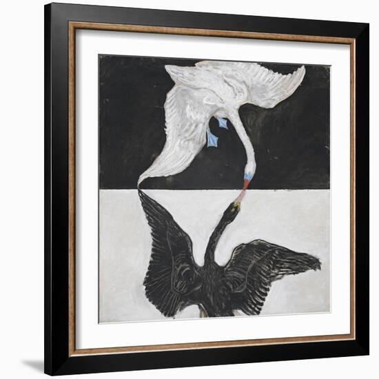 Group Ix/Suw, No. 1, the Swan, No. 1, 1914-1915 (Oil on Canvas)-Hilma af Klint-Framed Giclee Print