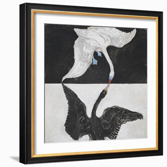 Group Ix/Suw, No. 1, the Swan, No. 1, 1914-1915 (Oil on Canvas)-Hilma af Klint-Framed Giclee Print