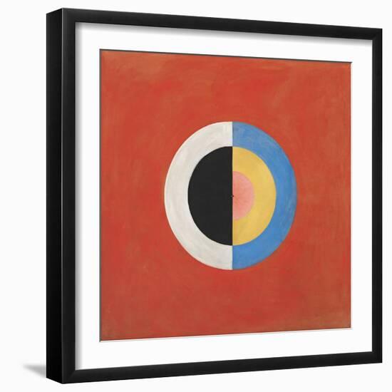 Group Ix/Suw, the Swan, No. 17, 1914-1915 (Oil on Canvas)-Hilma af Klint-Framed Giclee Print