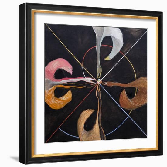 Group IX Suw, the Swan No. 7, 1915 (Oil on Canvas)-Hilma af Klint-Framed Giclee Print