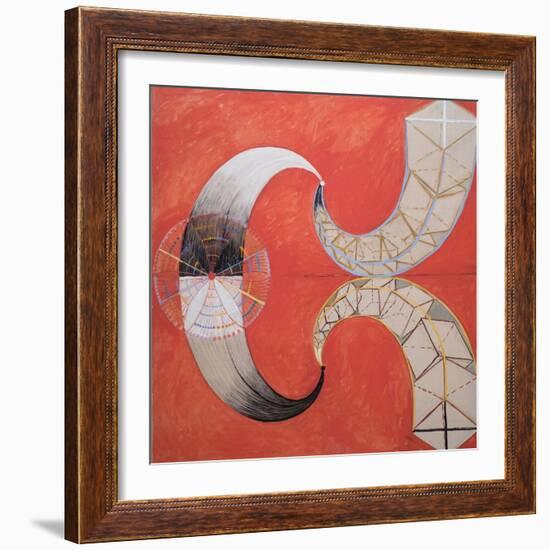 Group IX Suw, the Swan No. 9, 1915 (Oil on Canvas)-Hilma af Klint-Framed Giclee Print