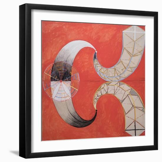 Group IX Suw, the Swan No. 9, 1915 (Oil on Canvas)-Hilma af Klint-Framed Giclee Print