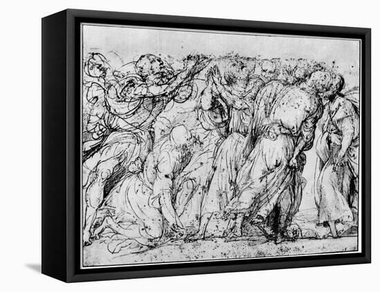 Group of Apostles, 1516-1518-Titian (Tiziano Vecelli)-Framed Premier Image Canvas