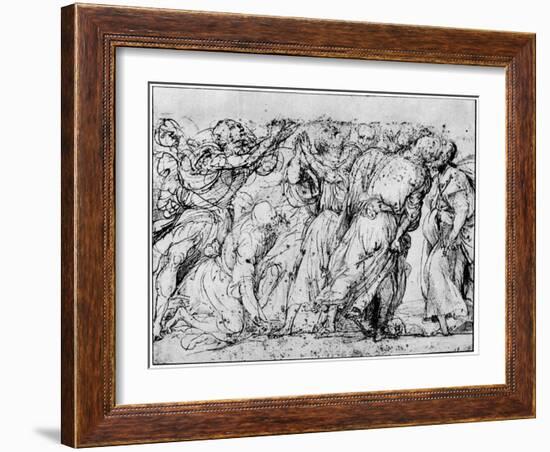 Group of Apostles, 1516-1518-Titian (Tiziano Vecelli)-Framed Giclee Print