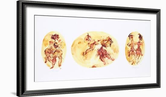 Group of Ballet Dancers-Chaim Gross-Framed Limited Edition