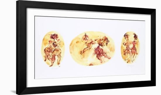 Group of Ballet Dancers-Chaim Gross-Framed Limited Edition