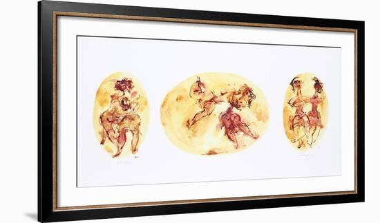 Group of Ballet Dancers-Chaim Gross-Framed Limited Edition