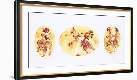 Group of Ballet Dancers-Chaim Gross-Framed Limited Edition