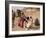 Group of Bedouin and Camels, Wadi Rum, Jordan, Middle East-Bruno Morandi-Framed Photographic Print