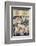 Group of Burly Sumo Wrestlers with Their Oiled Hair in Top Knots and the Yokozuna-null-Framed Photographic Print