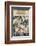 Group of Burly Sumo Wrestlers with Their Oiled Hair in Top Knots and the Yokozuna-null-Framed Photographic Print
