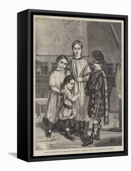 Group of Children of the Royal Caledonian Asylum-null-Framed Premier Image Canvas