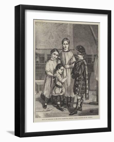 Group of Children of the Royal Caledonian Asylum-null-Framed Giclee Print