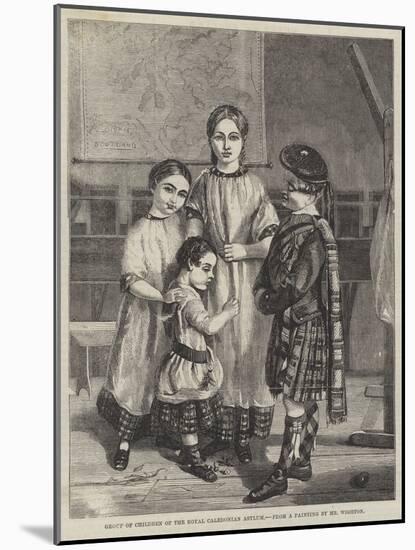 Group of Children of the Royal Caledonian Asylum-null-Mounted Giclee Print
