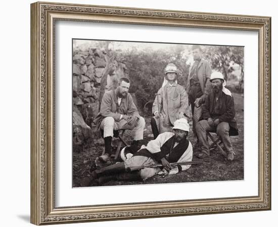 Group of Explorers, Judea District, Palestine, 1867-Corporal Henry Phillips-Framed Photographic Print