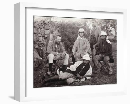 Group of Explorers, Judea District, Palestine, 1867-Corporal Henry Phillips-Framed Photographic Print